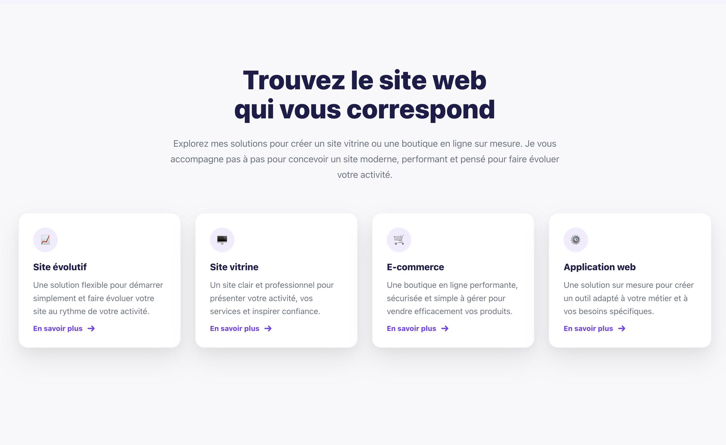 Aperçu projet DWS — Identité & vitrine 2